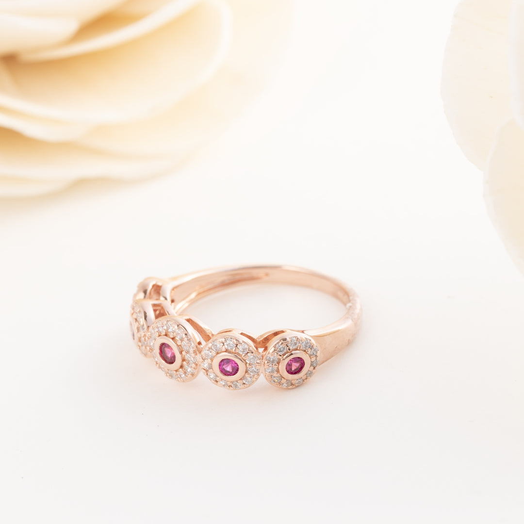Starlit Ruby Ring