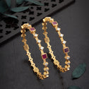 Ruby Squarelet Bangles
