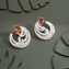Crecent Moon CZ Studs