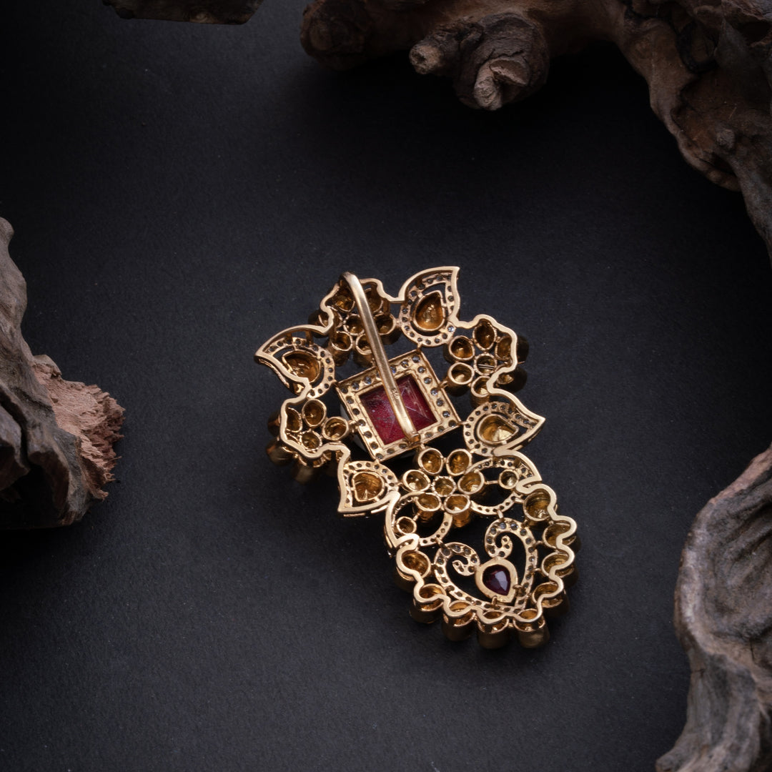 Ruby Vittoria Stone Pendant