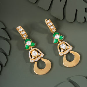 Ruhani Moissanite Danglers