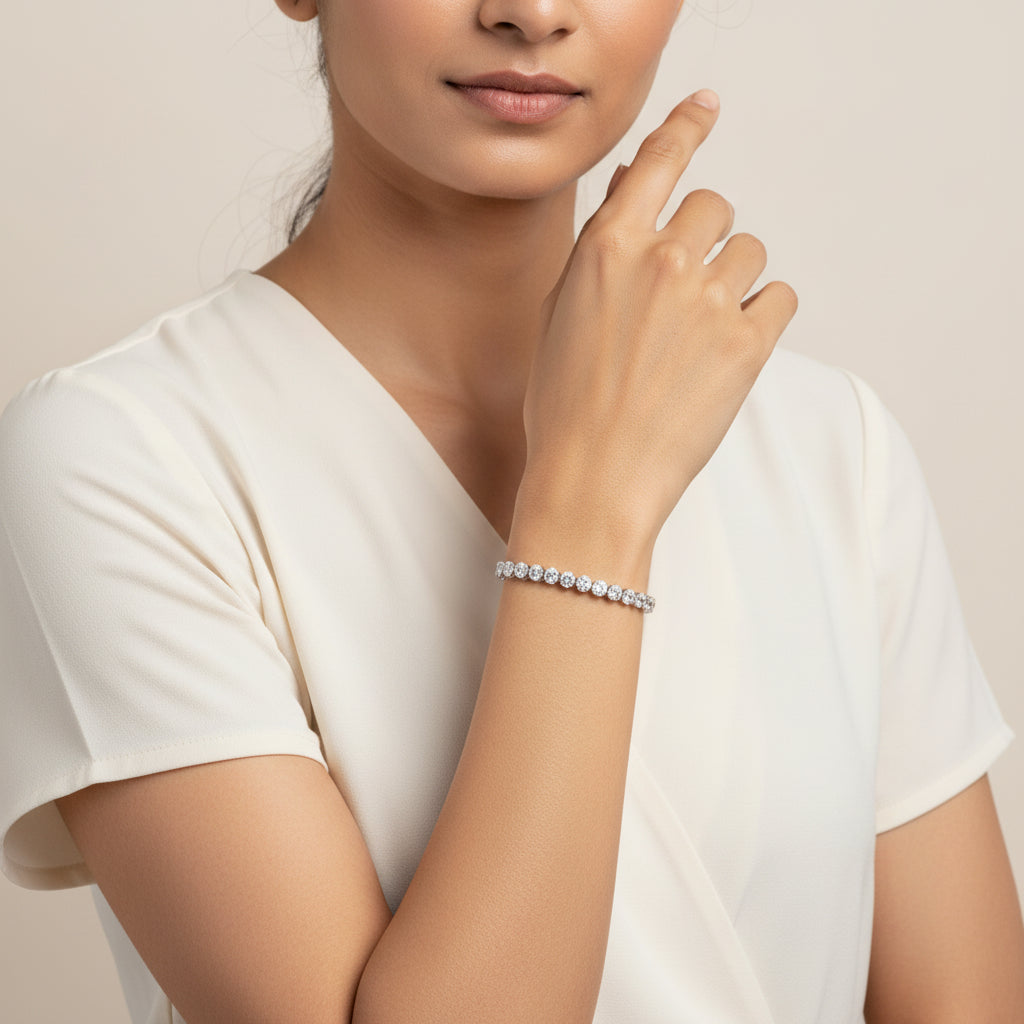 Soft Shimmer Bracelet