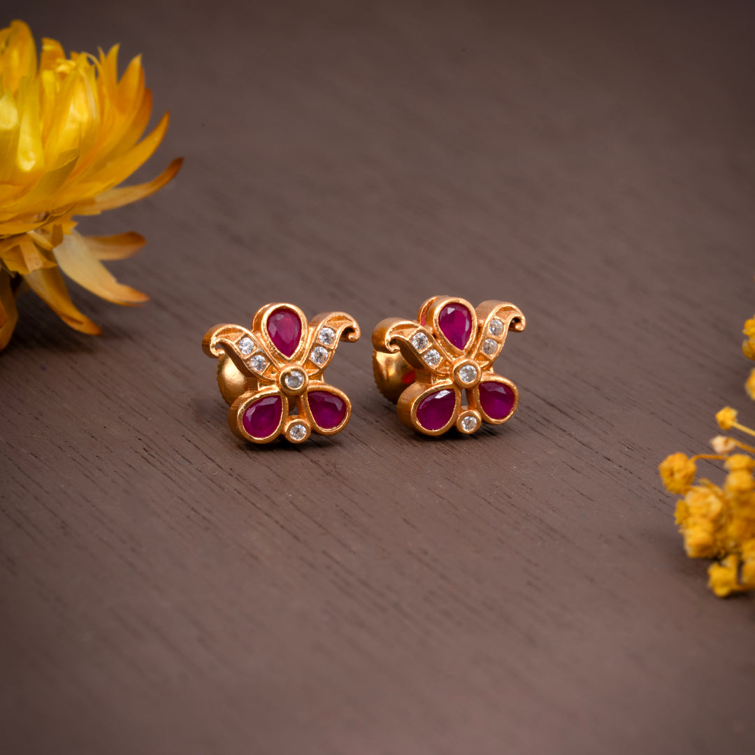 Ruby Lumina Studs