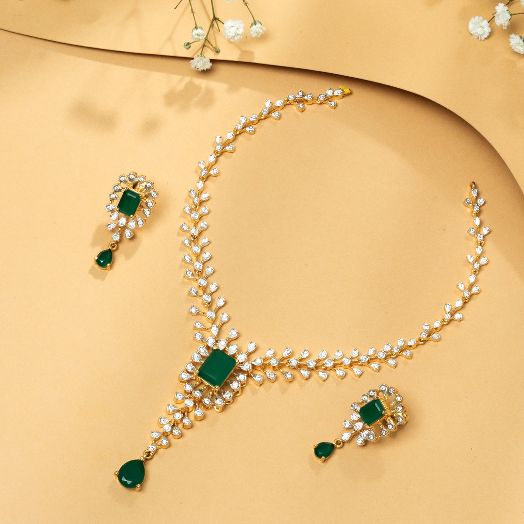 Emira CZ Necklace Set