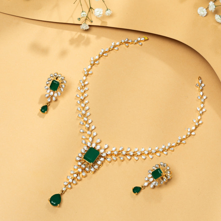 Emira CZ Necklace Set