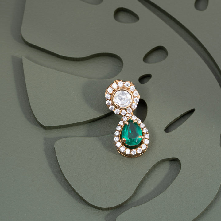 Ruvika Pear Victorian Pendant Set