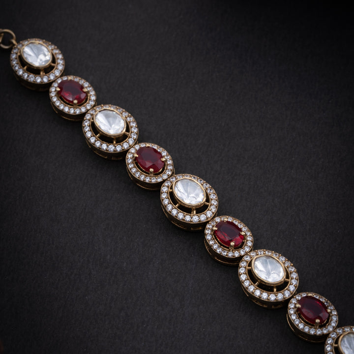 Rubellite Oval Bracelet