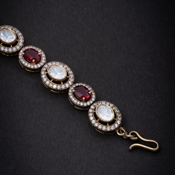Rubellite Oval Bracelet