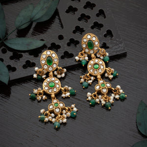 Tulipika Kundan Earrings