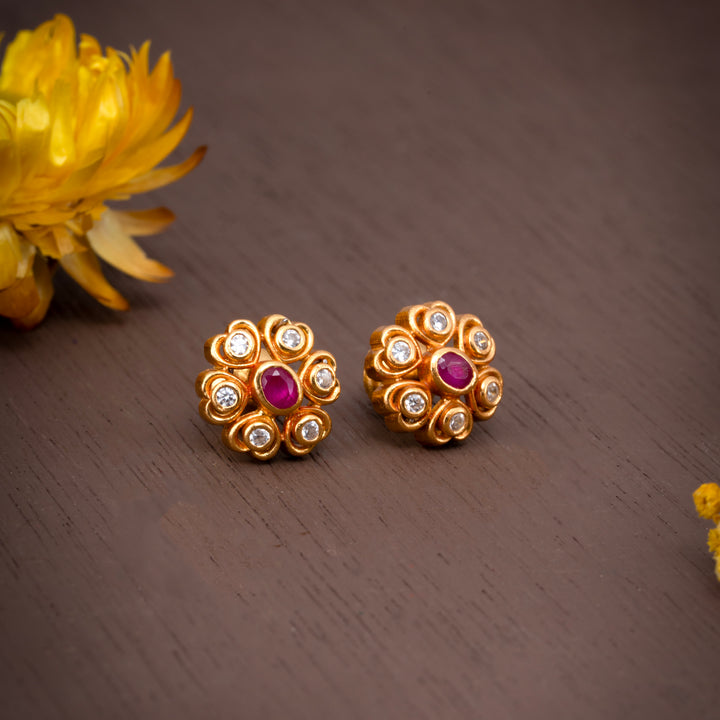 Heartza Stud Earrings