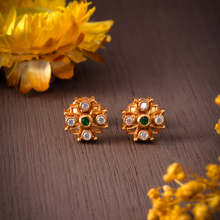 Florcryst Stud Earrings