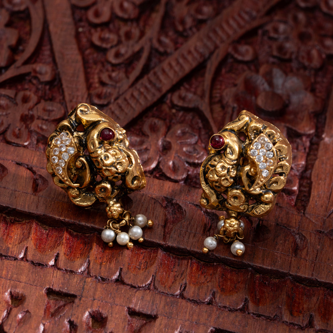 Mayuriya Nakshi Studs