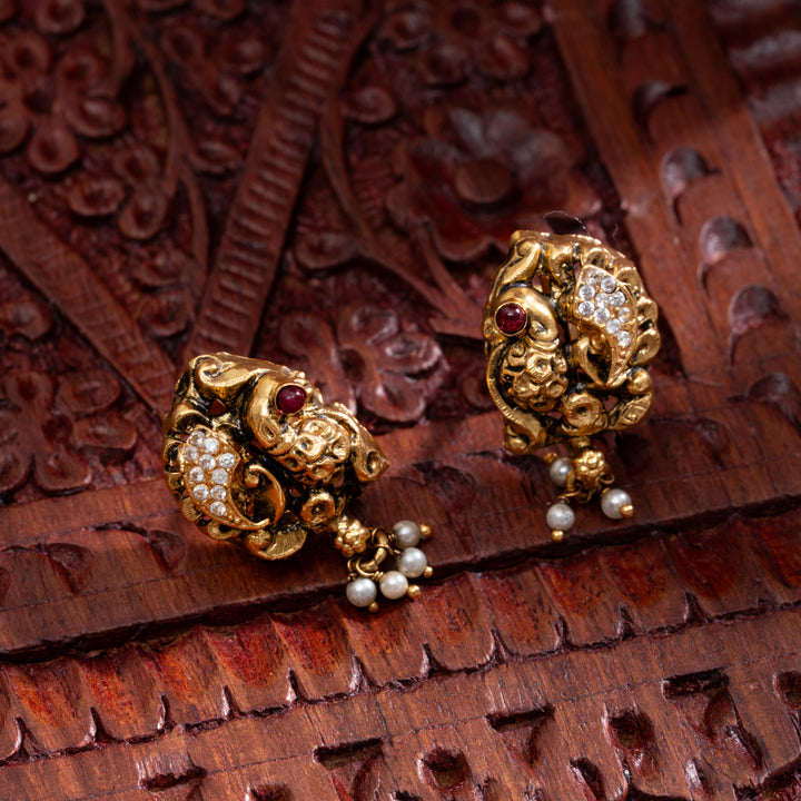 Mayuriya Nakshi Studs