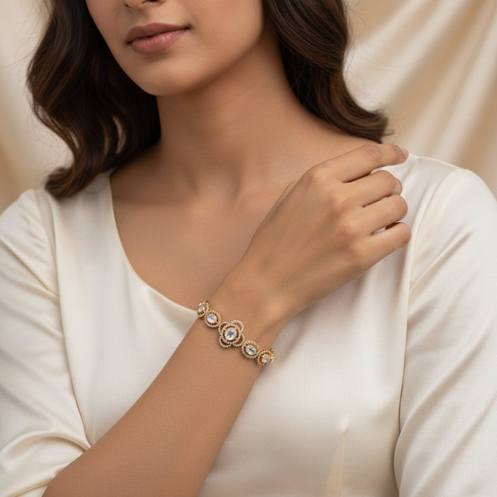 Moissabloom Arc Bracelet