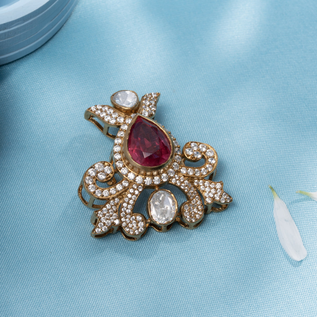 Rose-Crest Victorian Pendant