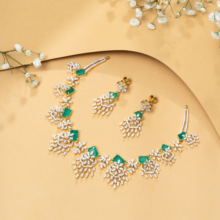 Emova CZ Necklace Set