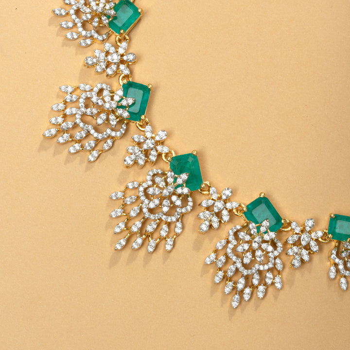 Emova CZ Necklace Set