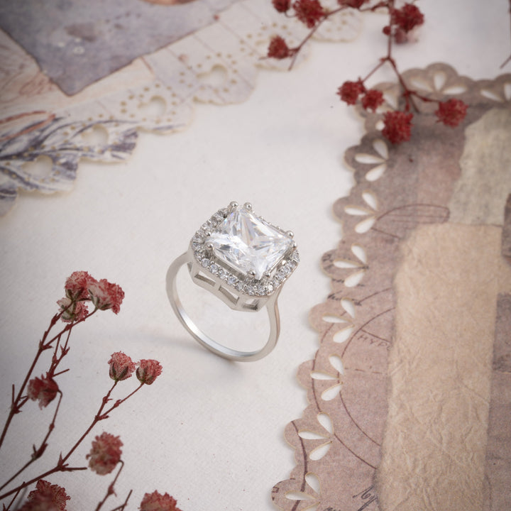 Recta Glow CZ Ring