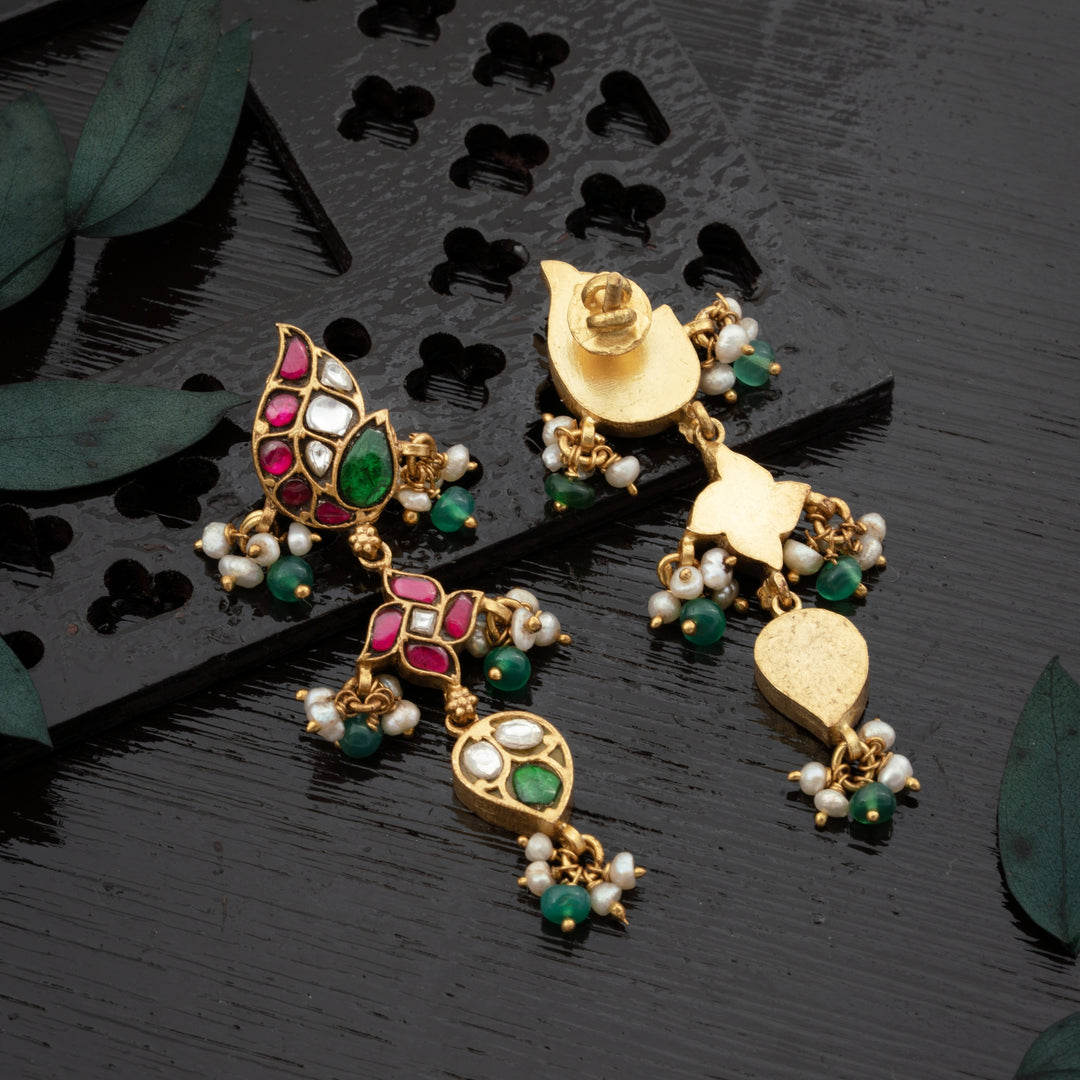 Kundan Floraya Earrings
