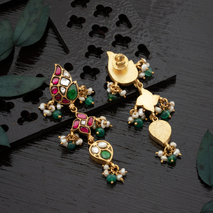 Kundan Floraya Earrings