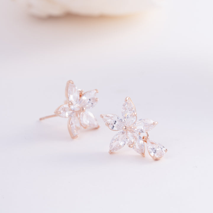 Galactic Flower Stud Earrings
