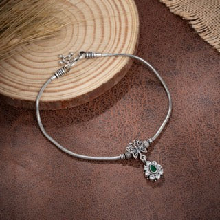 Aaryushi Silver Payal