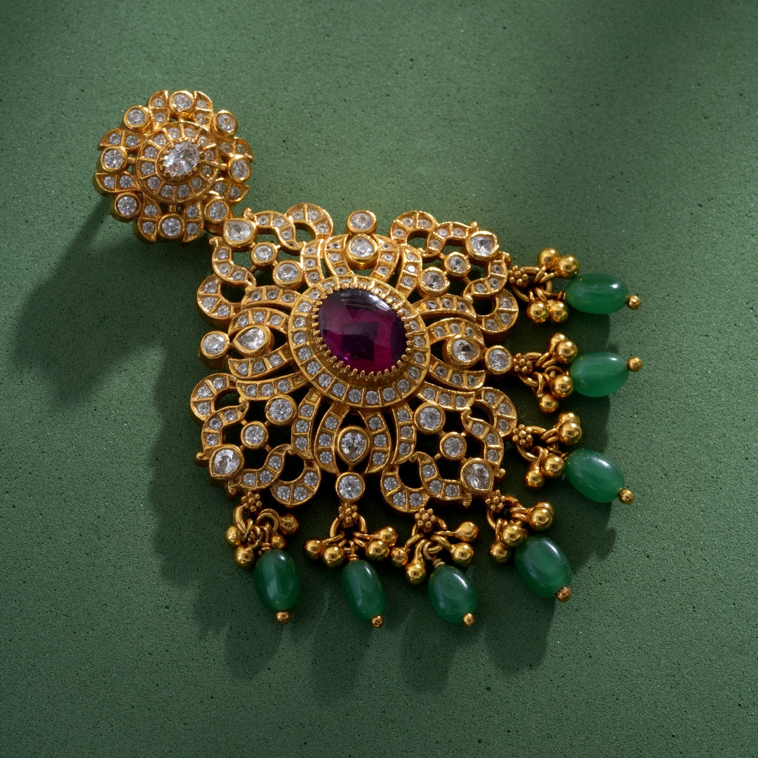 Lotuvine Stone Pendant