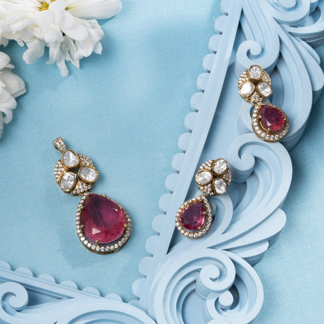 Greena-Drop Pendant Set