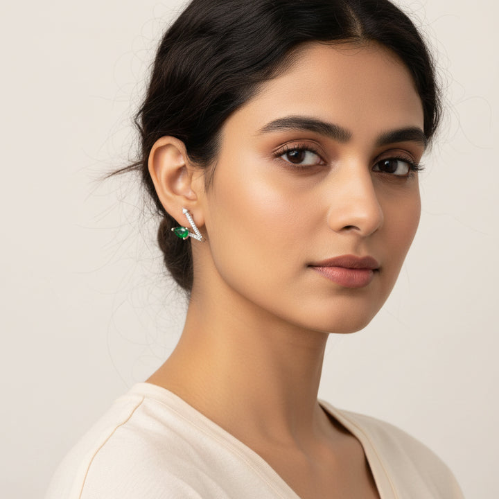Pear-Green Studs