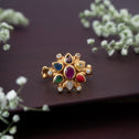 Navaratna Petal Ring