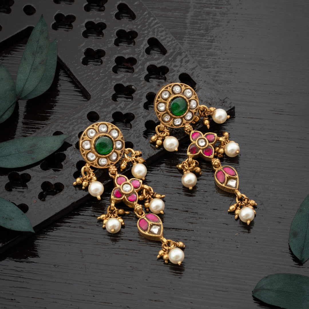 Gulvina Kundan Earrings