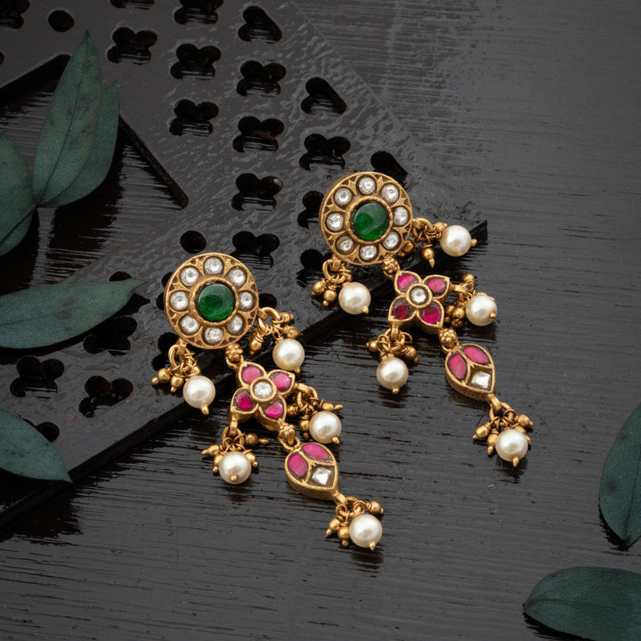 Gulvina Kundan Earrings