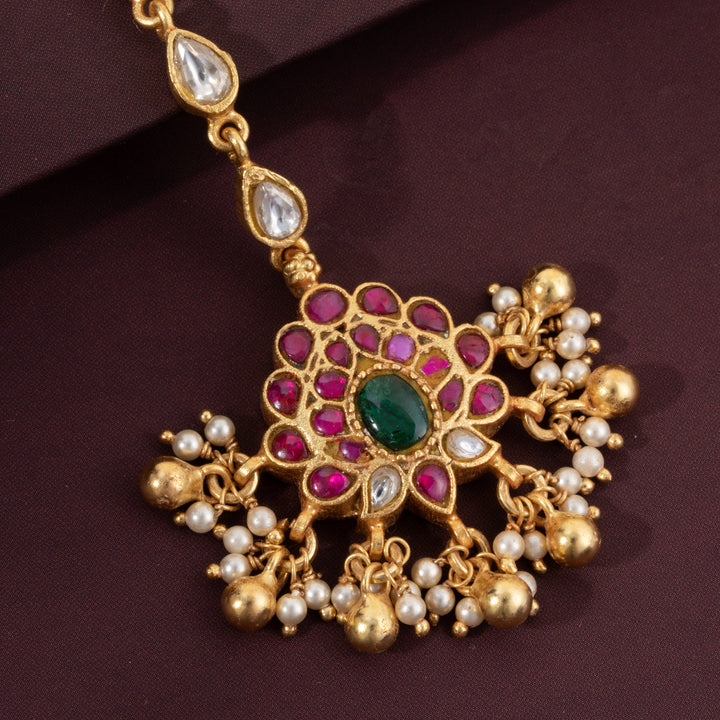 Kundan Loture Maang Tikka