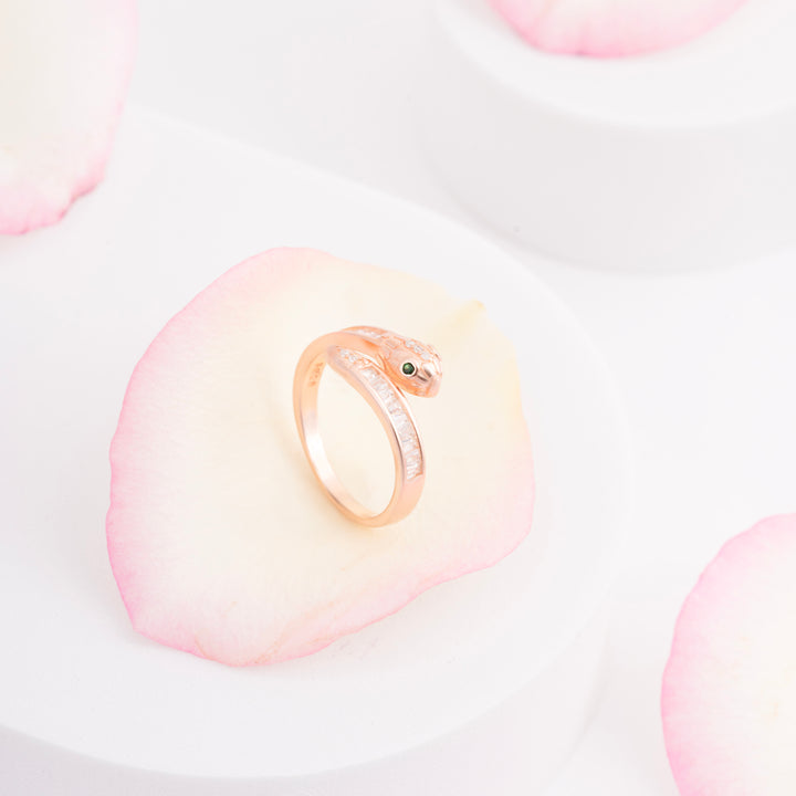 Snake CZ Ring