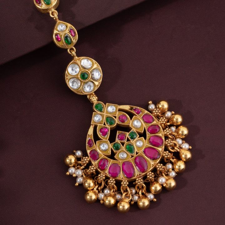 Fleur de Kundan Maang Tikka
