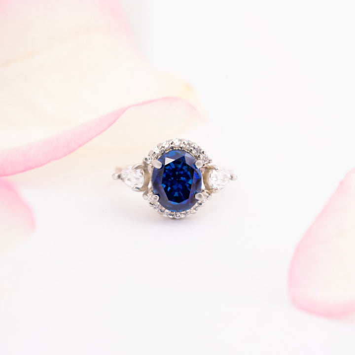Blue-Oval Ring