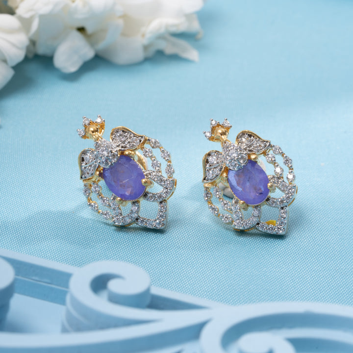 Violette CZ Pendant Set