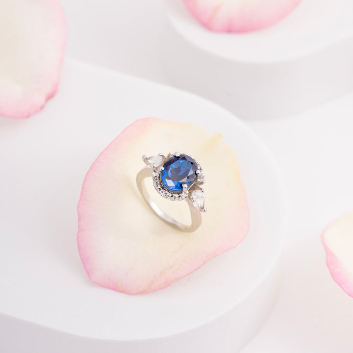 Blue-Oval Ring