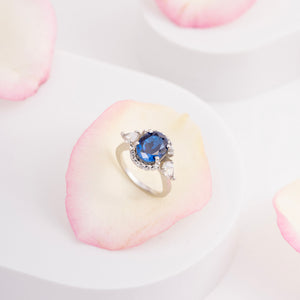 Blue-Oval Ring