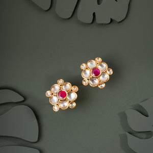 Flora Ray Moissanite Studs