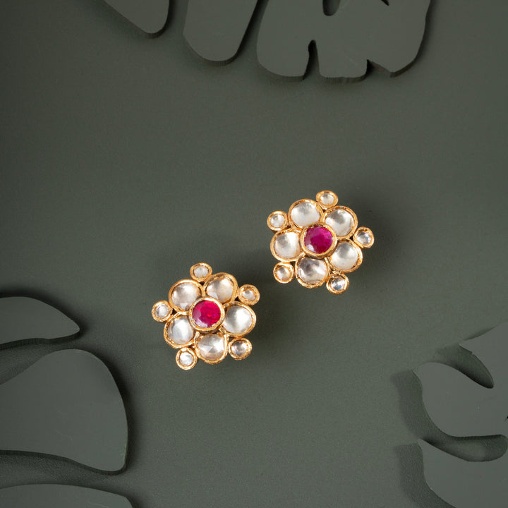 Flora Ray Moissanite Studs