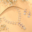 Lavender CZ Necklace Set