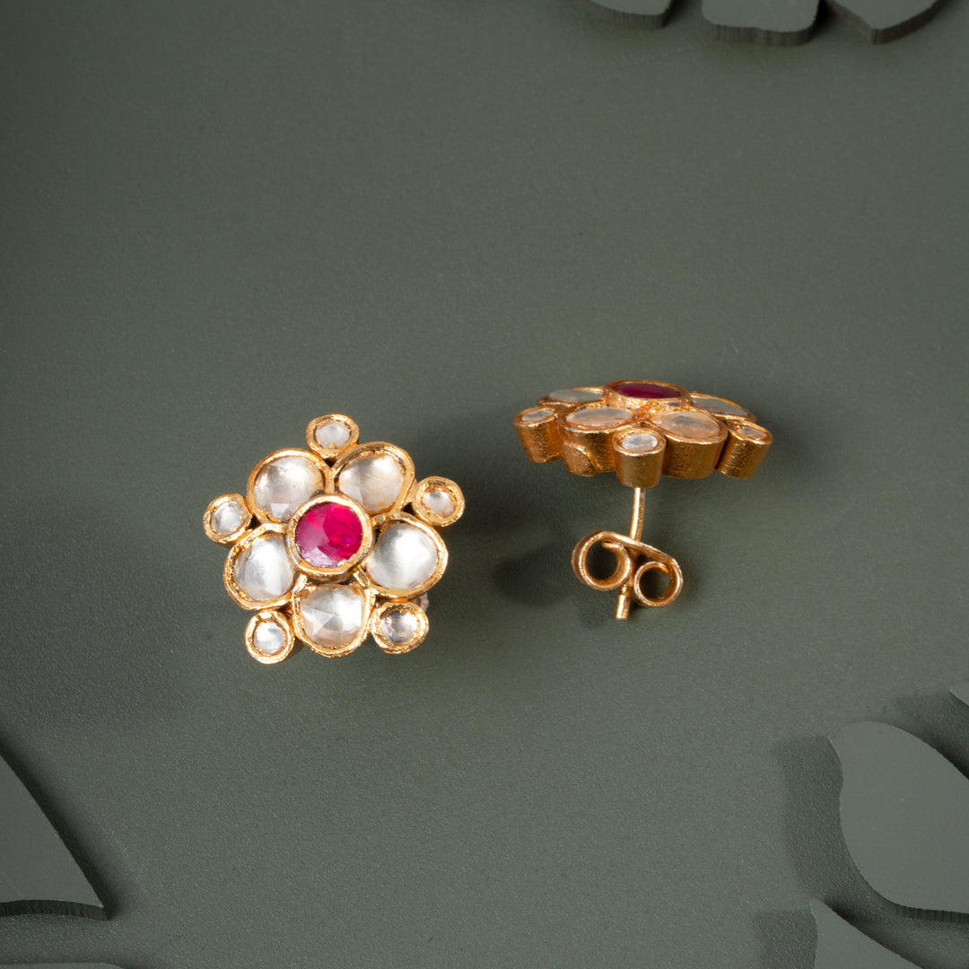 Flora Ray Moissanite Studs