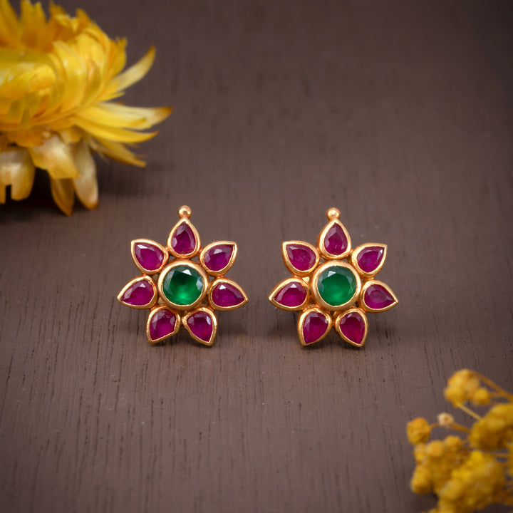 Rubiya Stud Earrings
