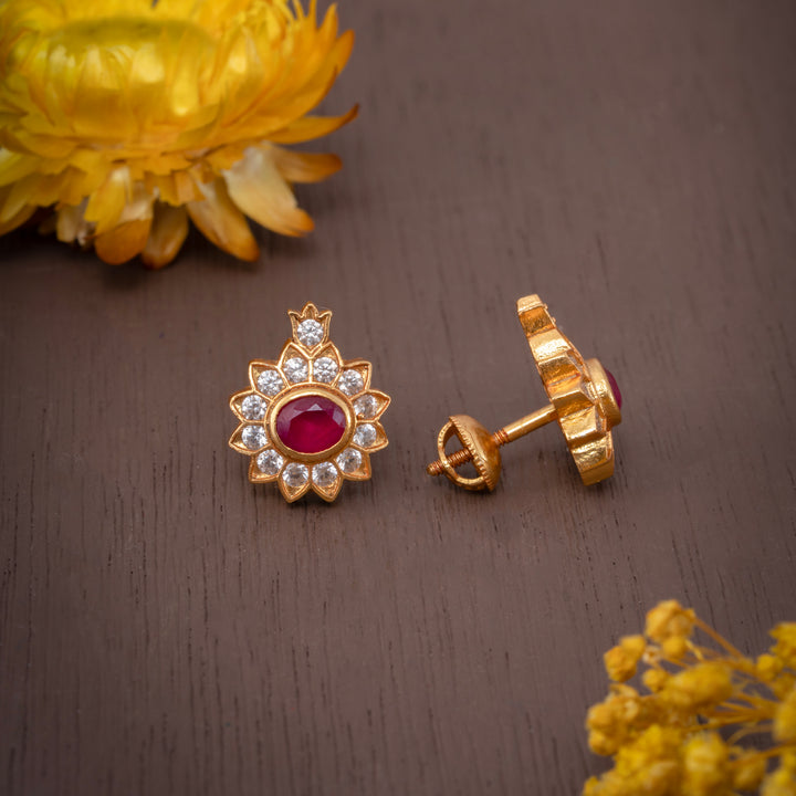 Elenruby Stud Earrings