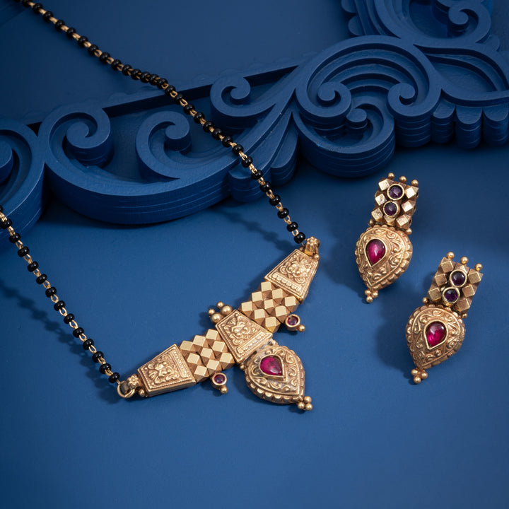 Pear Antique Mangalsutra