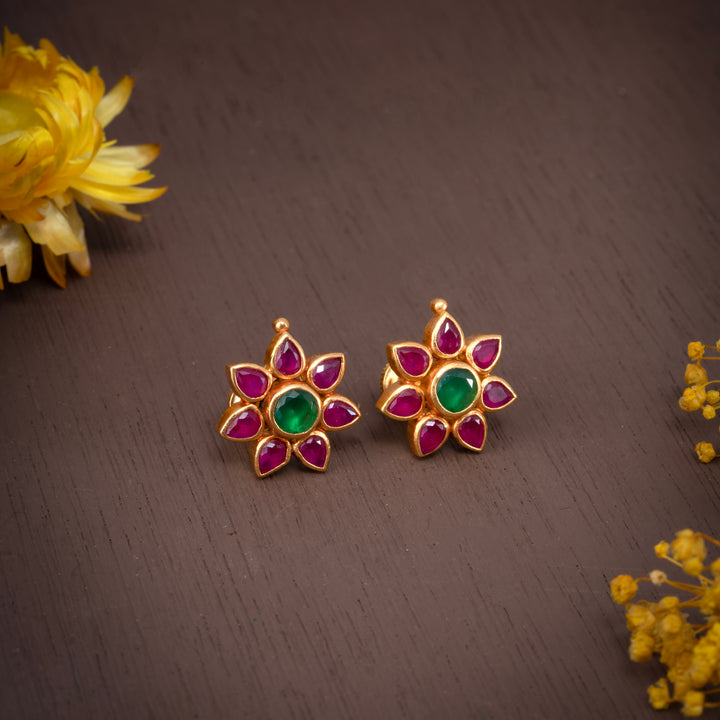 Rubiya Stud Earrings