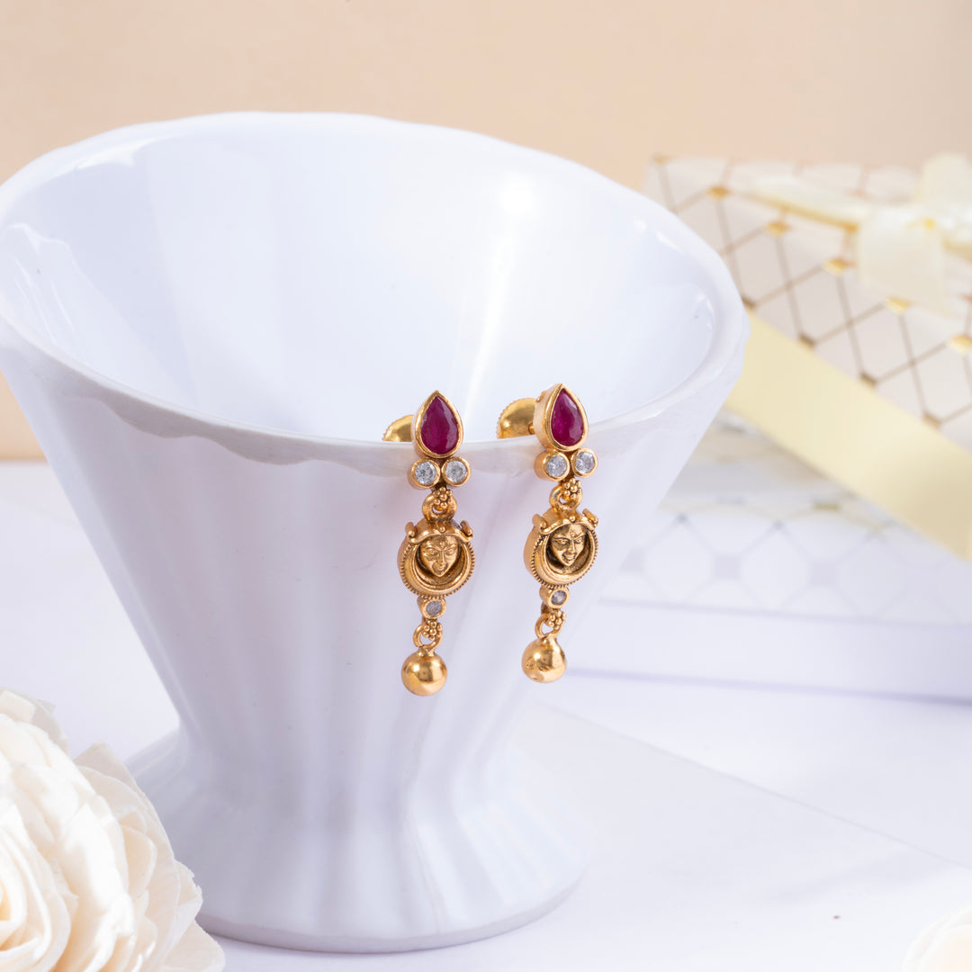 Mukh Of Rubi Danglers