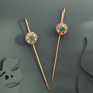Kundan Blossom Ear Cuff