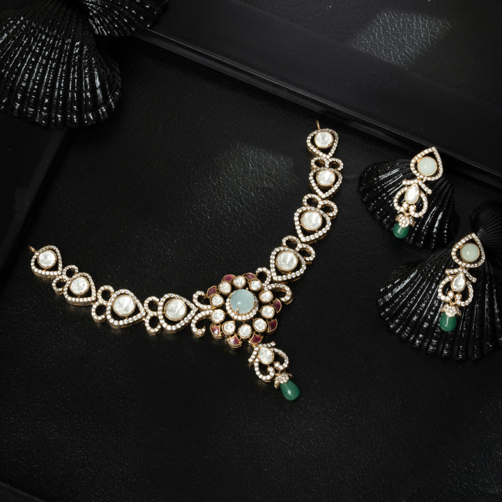 Lilac Victorian Necklace Set